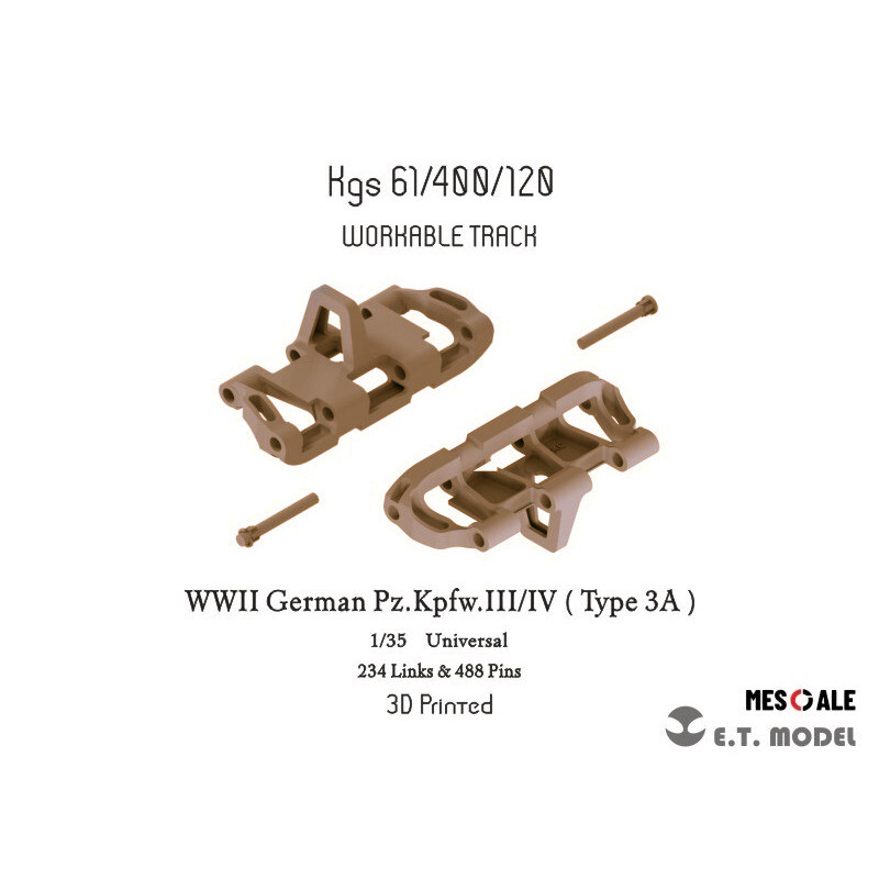 3D Printing Ultem - ET 1/35 P35-020 WWII German Pz.Kpfw.III/IV
