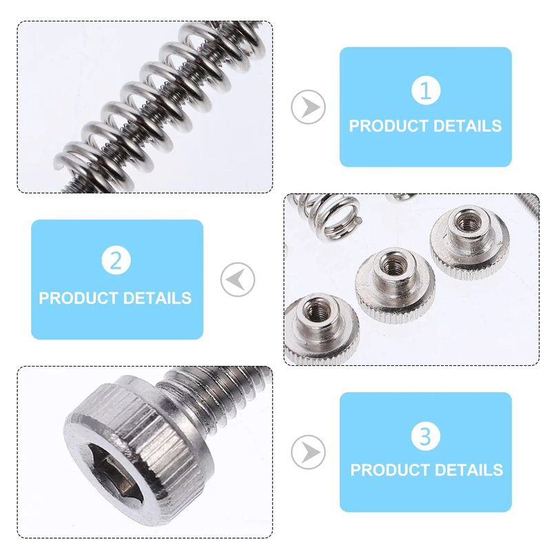 10Pcs Leveling Spring Componen - огляд і ціна 3D Printer Bed Spring