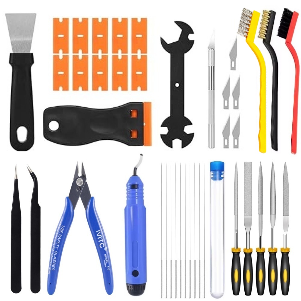 40PCS 3D Printer Tools, Scrape - огляд і ціна 3D Printing File Free