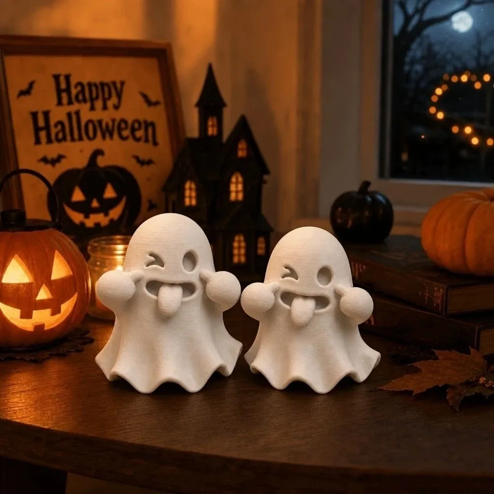 Playful Halloween Ghost Figuri - огляд і ціна 3D Printing Ghosting