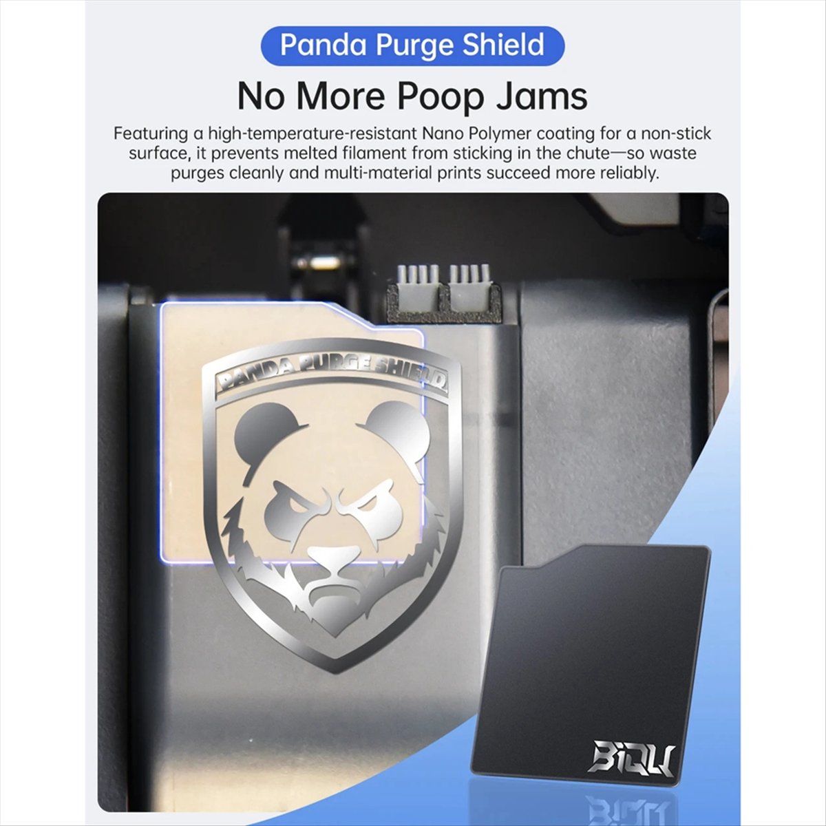 L70A BIQU Panda Purge Shield S - огляд і ціна 3D Printing Bambu