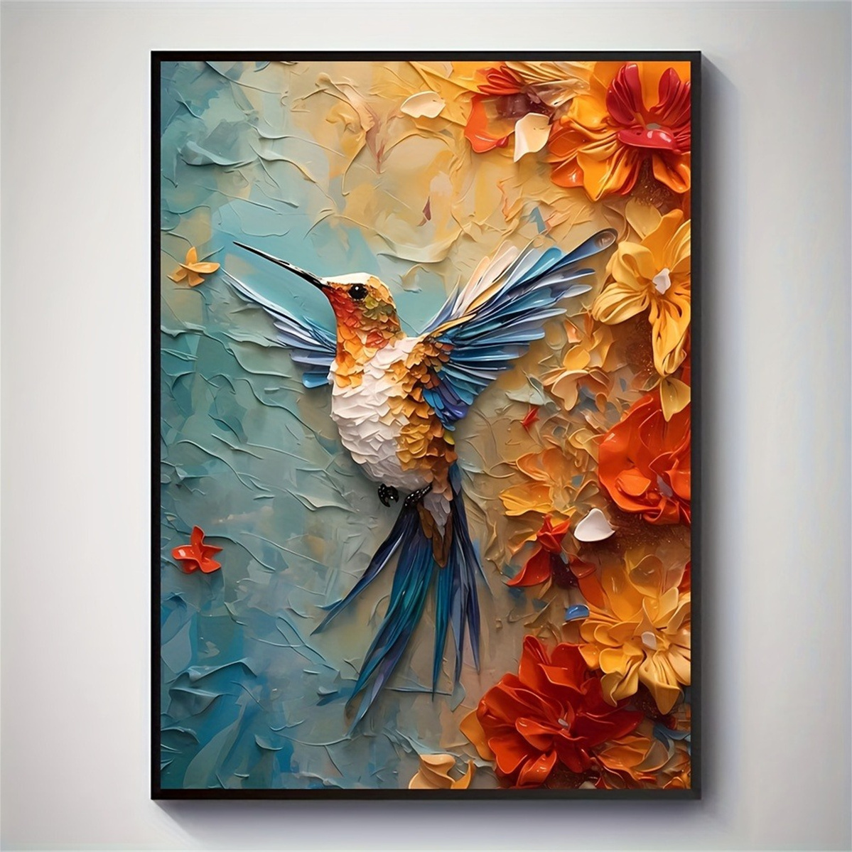 Vibrant Hummingbird & Floral 3 - огляд і ціна 3D Printing Wall