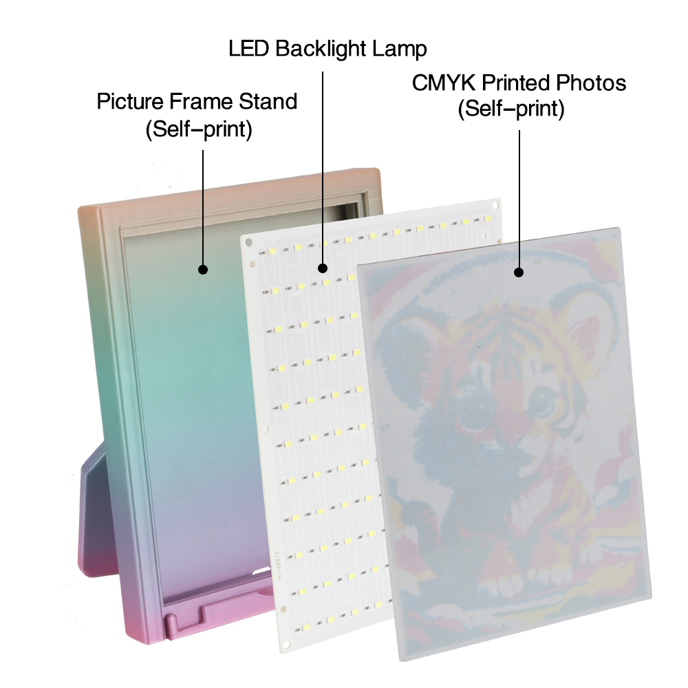 For Bambu Lab Lithophane Led P - огляд і ціна 3D Printing Bambu
