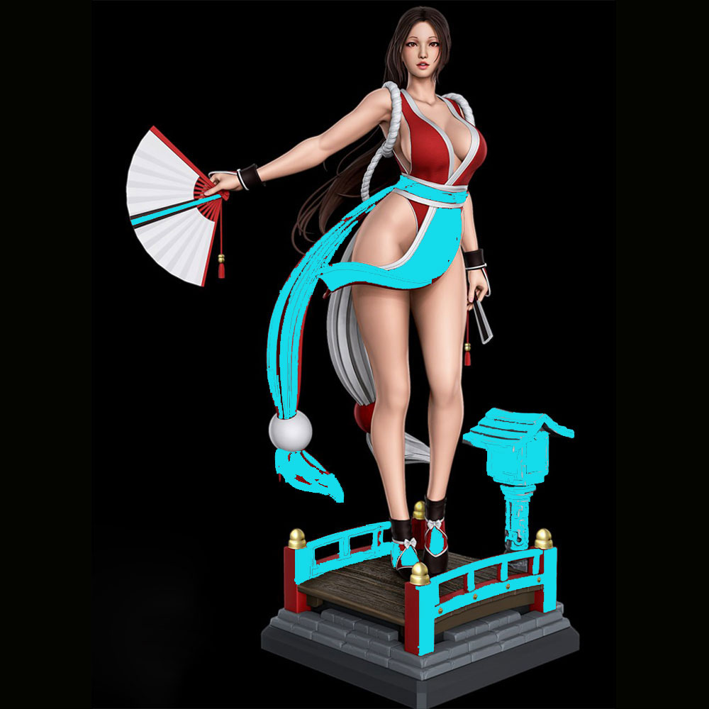 1/24 Sexy Long-Haired Girl Min - огляд і ціна 3D Printing Ultem