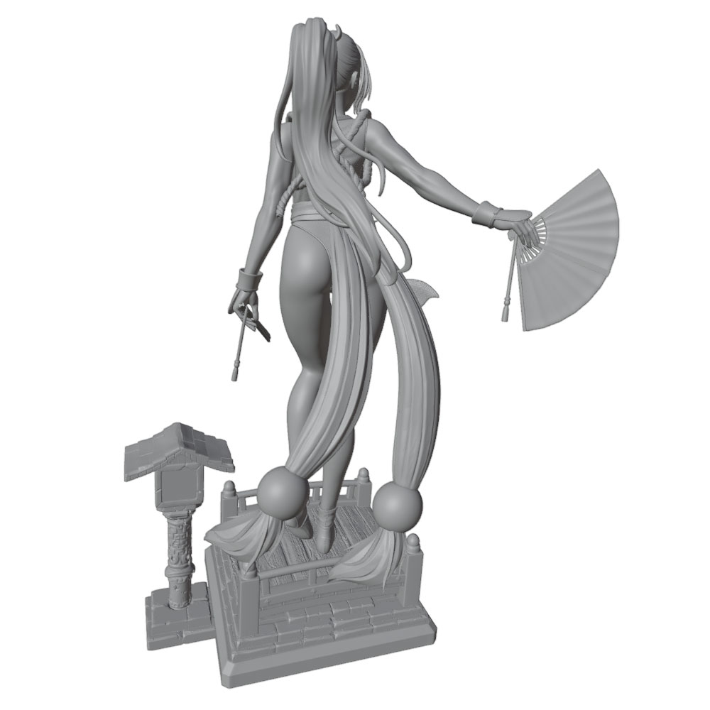 1/24 Sexy Long-Haired Girl Min - огляд і ціна 3D Printing Ultem