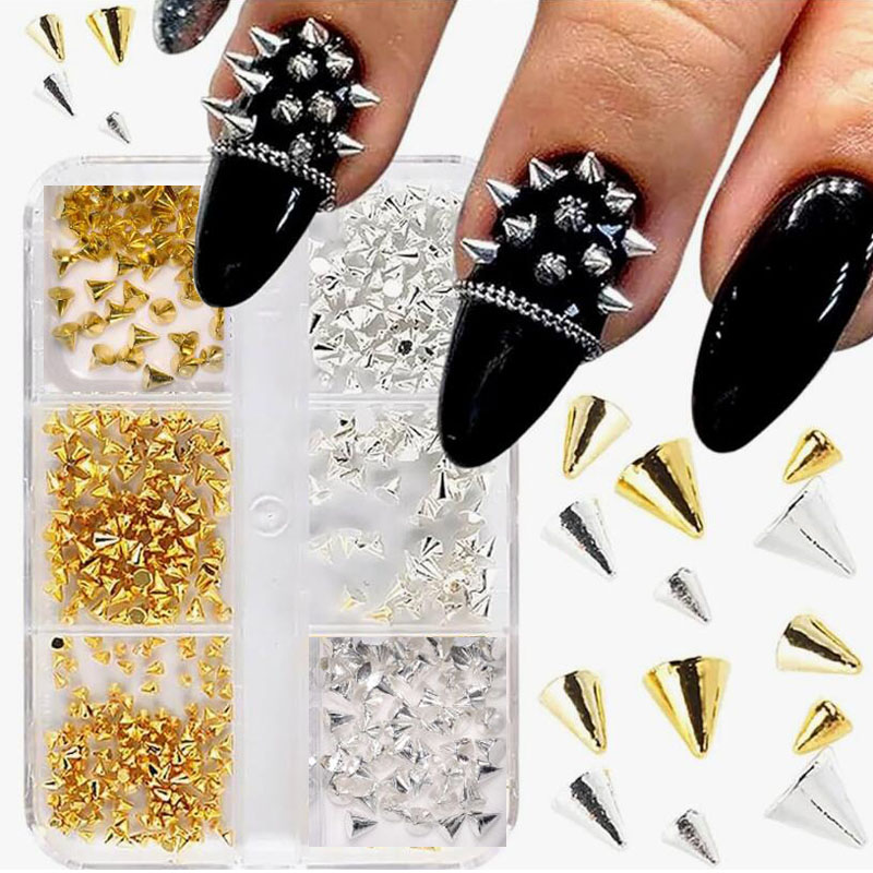 6Grids 3D Punk Metal Rivet Nai - огляд і ціна 3D Printing Jewellery