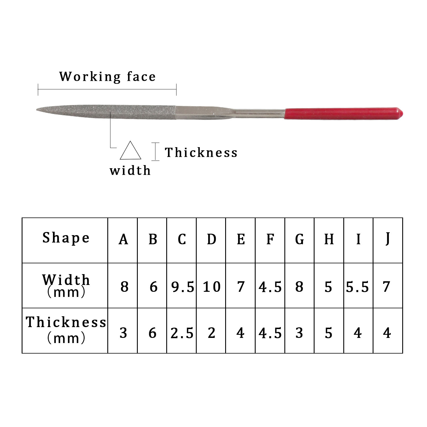10Pcs Diamond Needle File Set  - огляд і ціна 3D Printing File Free