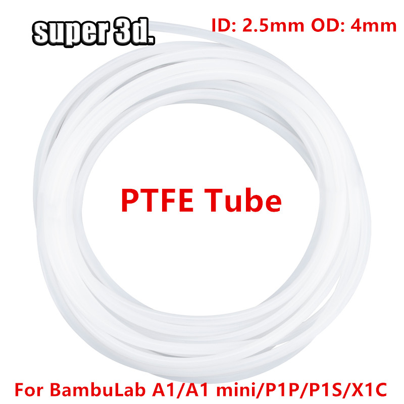 1/2/50M Bambu Lab PTFE Tube ID - огляд і ціна 3D Printing Grinder