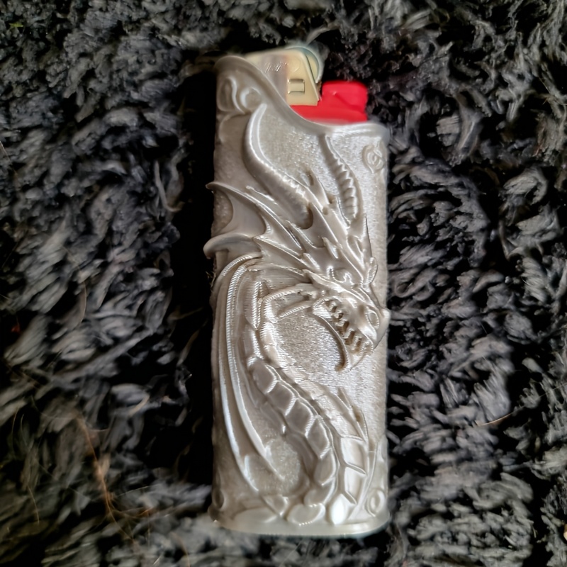 Gothic Embossed Dragon Lighter - огляд і ціна 3D Printing Dragon