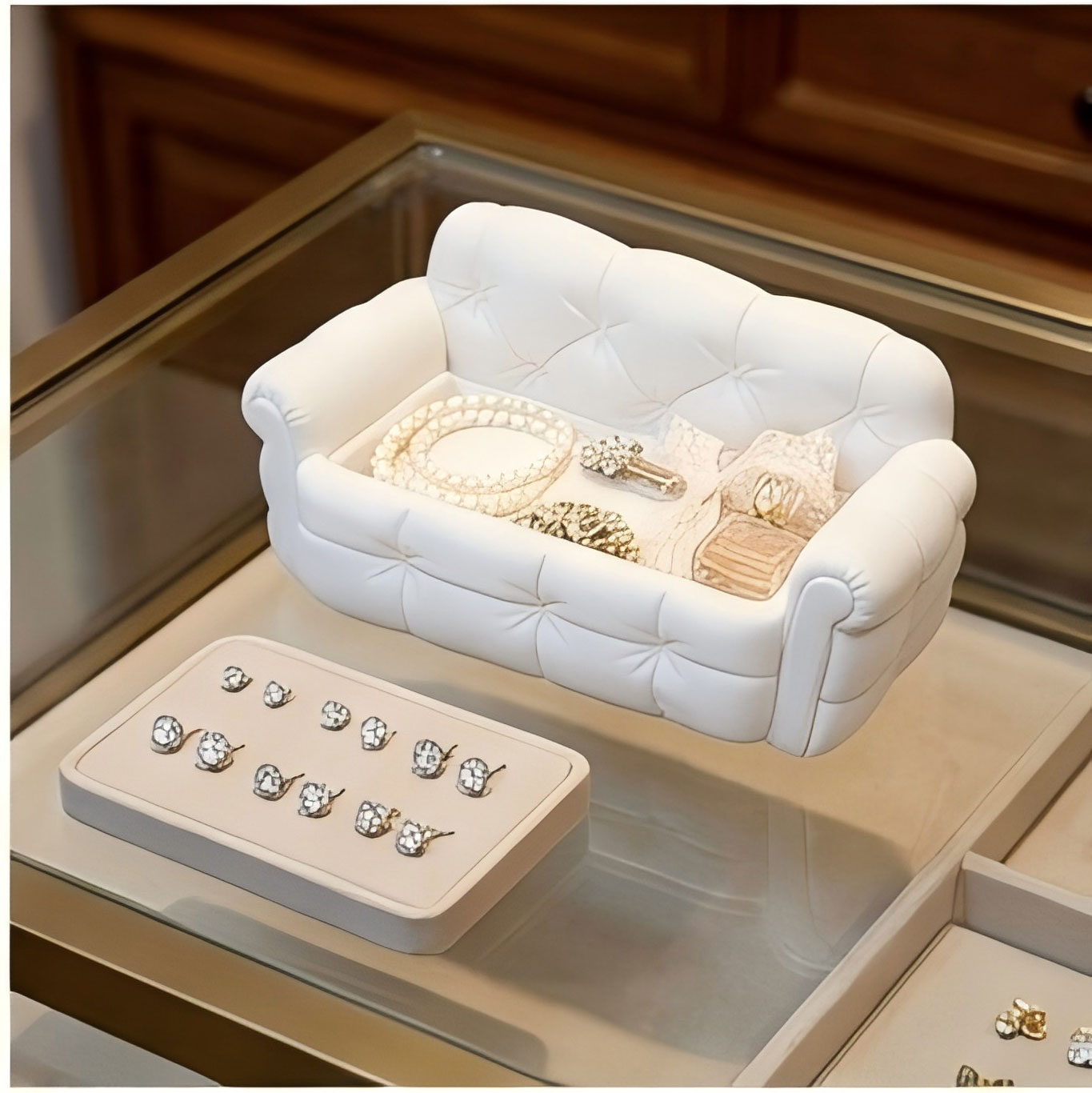 Mini Sofa Jewelry Storage Tray - огляд і ціна 3D Printing Jewellery