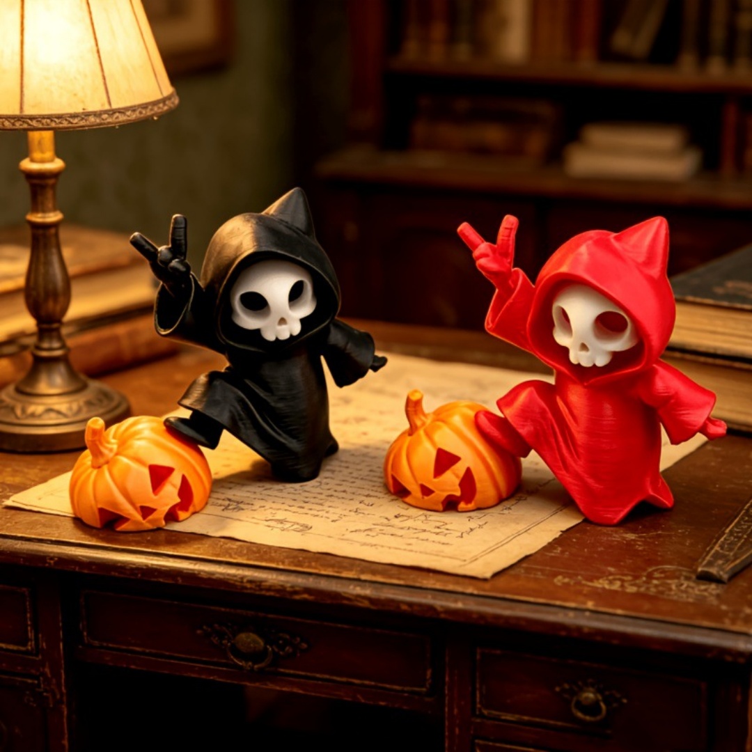 Cat Ear Grim Reaper Halloween  - огляд і ціна 3D Printing Ghosting