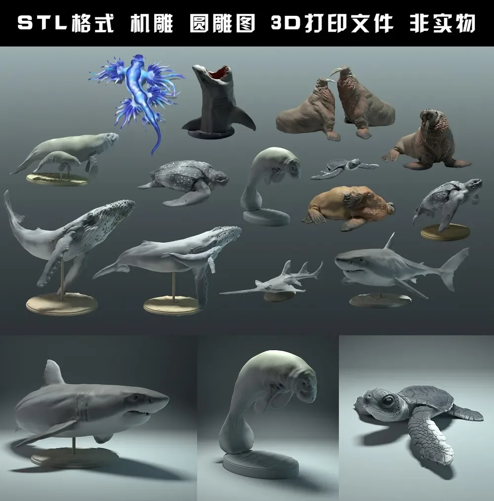 animals, polar bear, takin, wo - огляд і ціна 3D Printing File Free