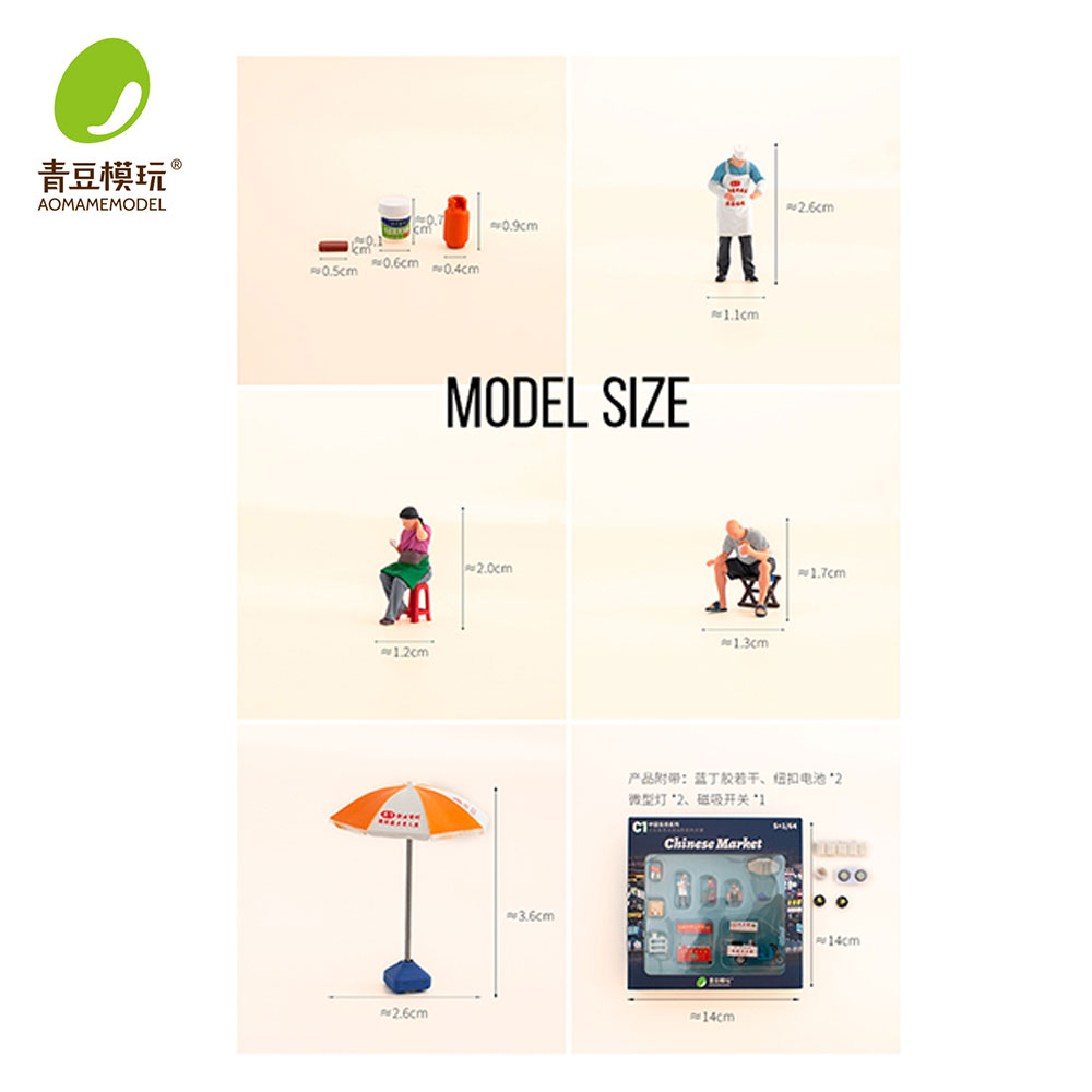 1/64 Night market s Model Kit- - огляд і ціна 3D Printing Ultem