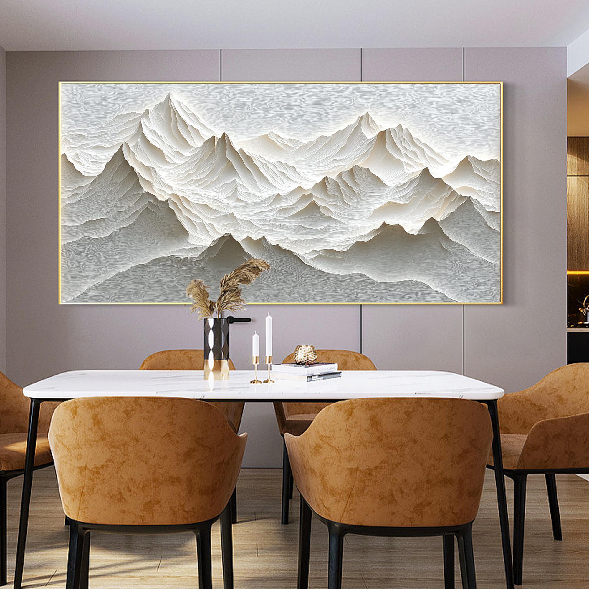 Modern Minimalist Mountain Rel - огляд і ціна 3D Printing Wall