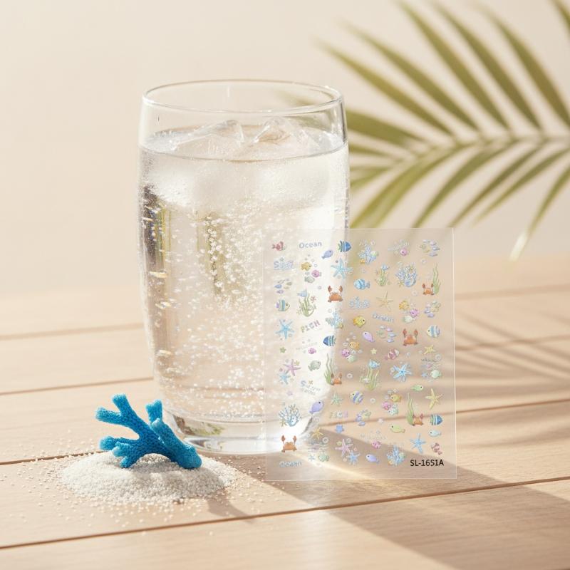 Embossed 3D Ocean Nail Art Sti - огляд і ціна 3D Printing Enthusiast
