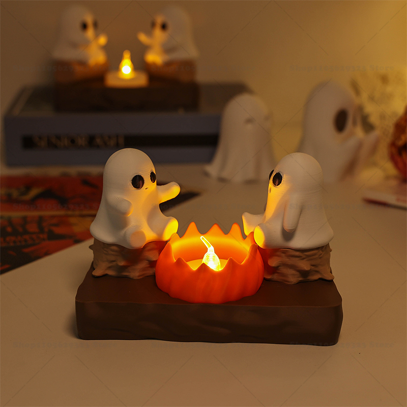 3D Printed Ghost Campfire Teal - огляд і ціна 3D Printing Ghosting