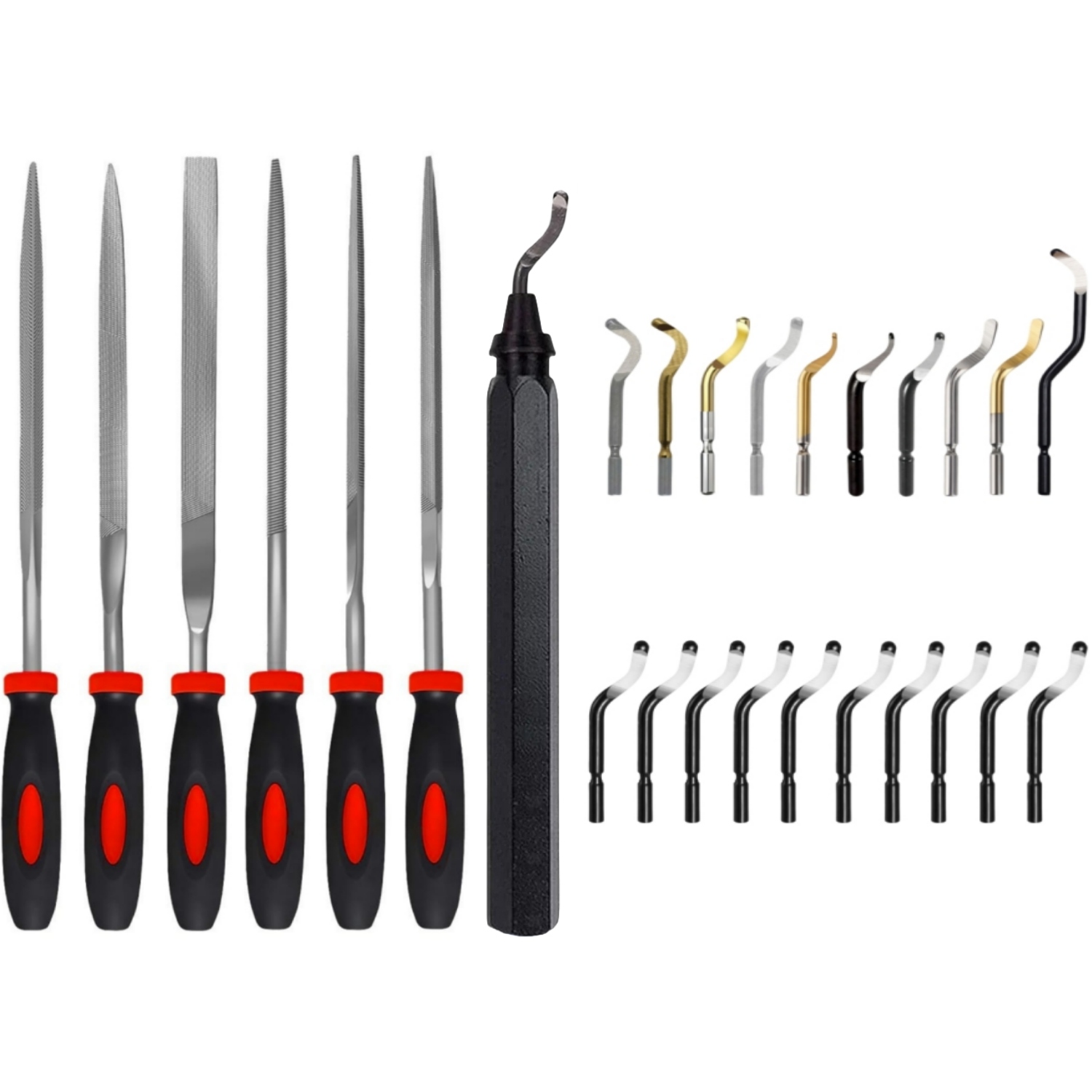 27PCS Deburring Tool Set with  - огляд і ціна 3D Printing File Free