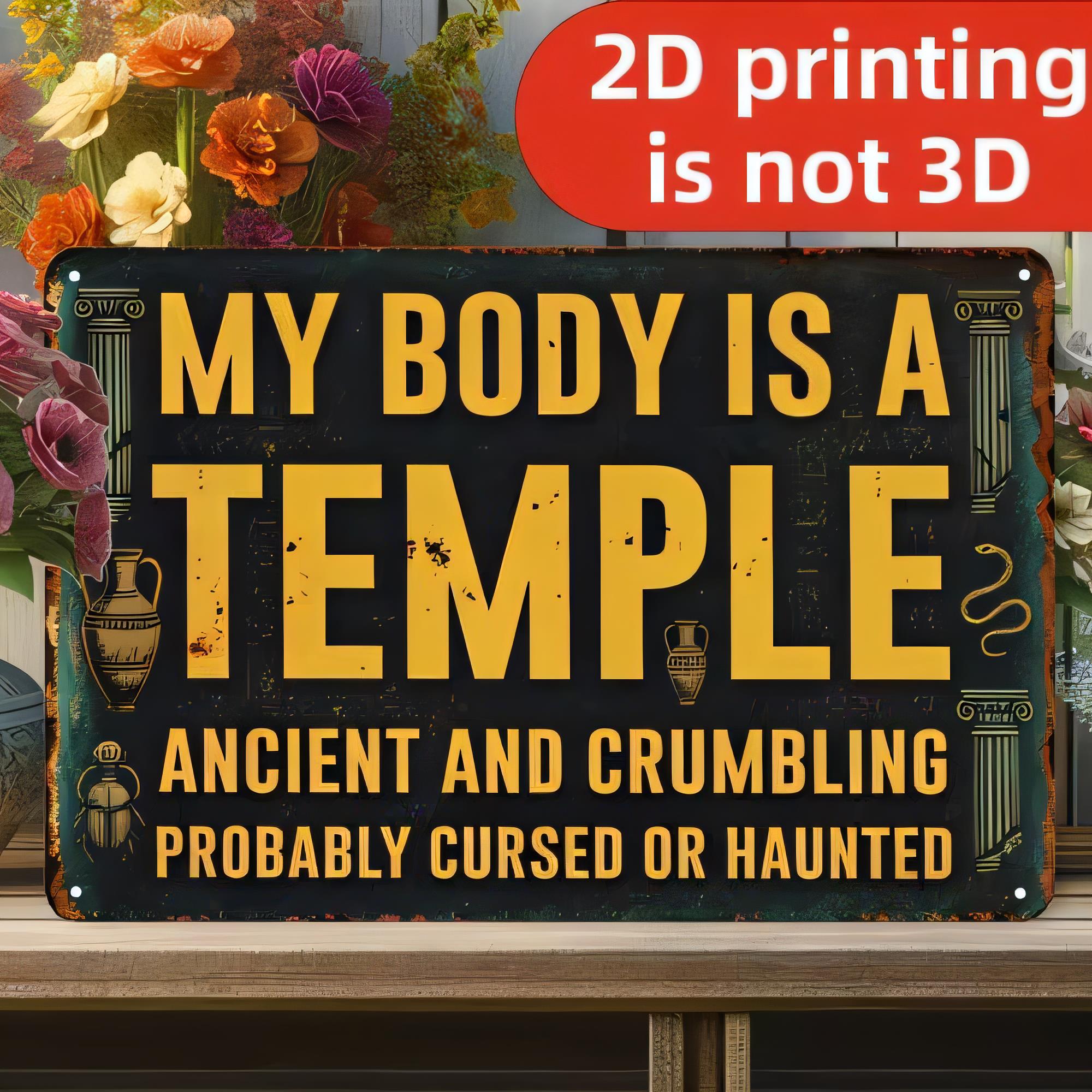 Tin Sign for Wall Decor 2D Pri - огляд і ціна 3D Printing Wall